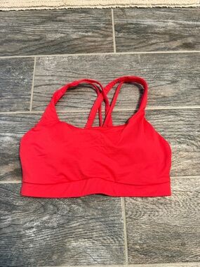 Lululemon Energy Longline Red Glow